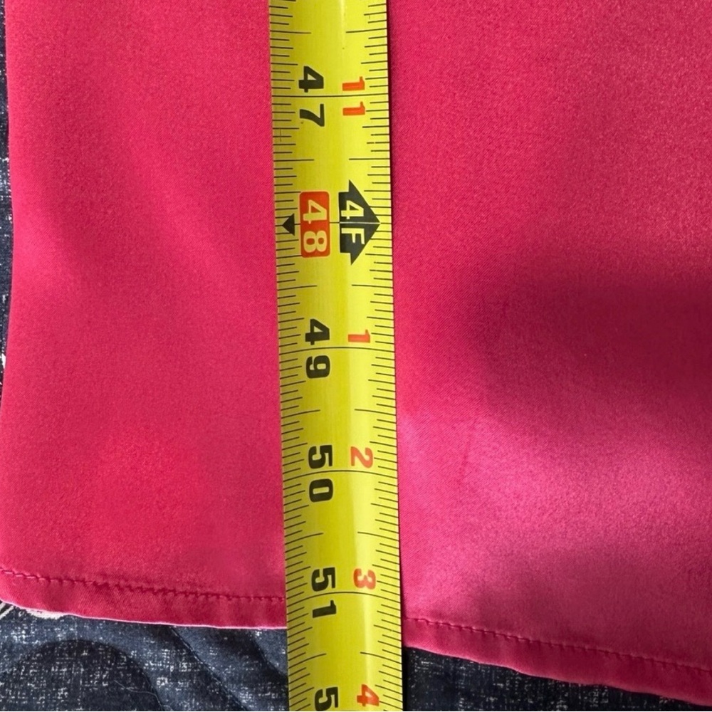 Reformation Hot Pink Midi Dress Size 8 - Picture 6 of 9